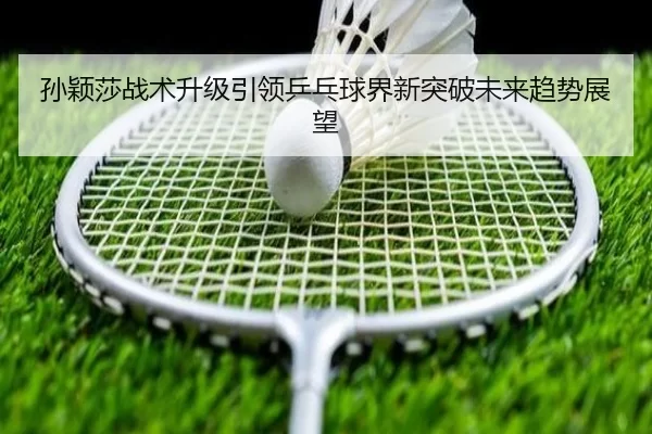 孙颖莎战术升级引领乒乓球界新突破未来趋势展望